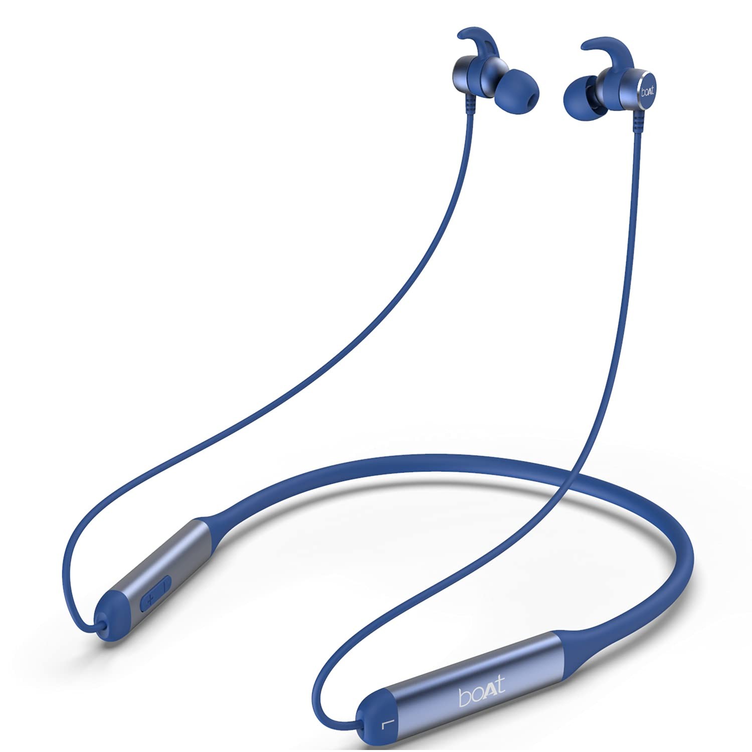 boAt Rockerz 330 Bluetooth Neckband with Upto 30 Hours Playtime, ASAP™ Charge, boAt Signature Sound, Dual Pairing & IPX5(Navy Blue)