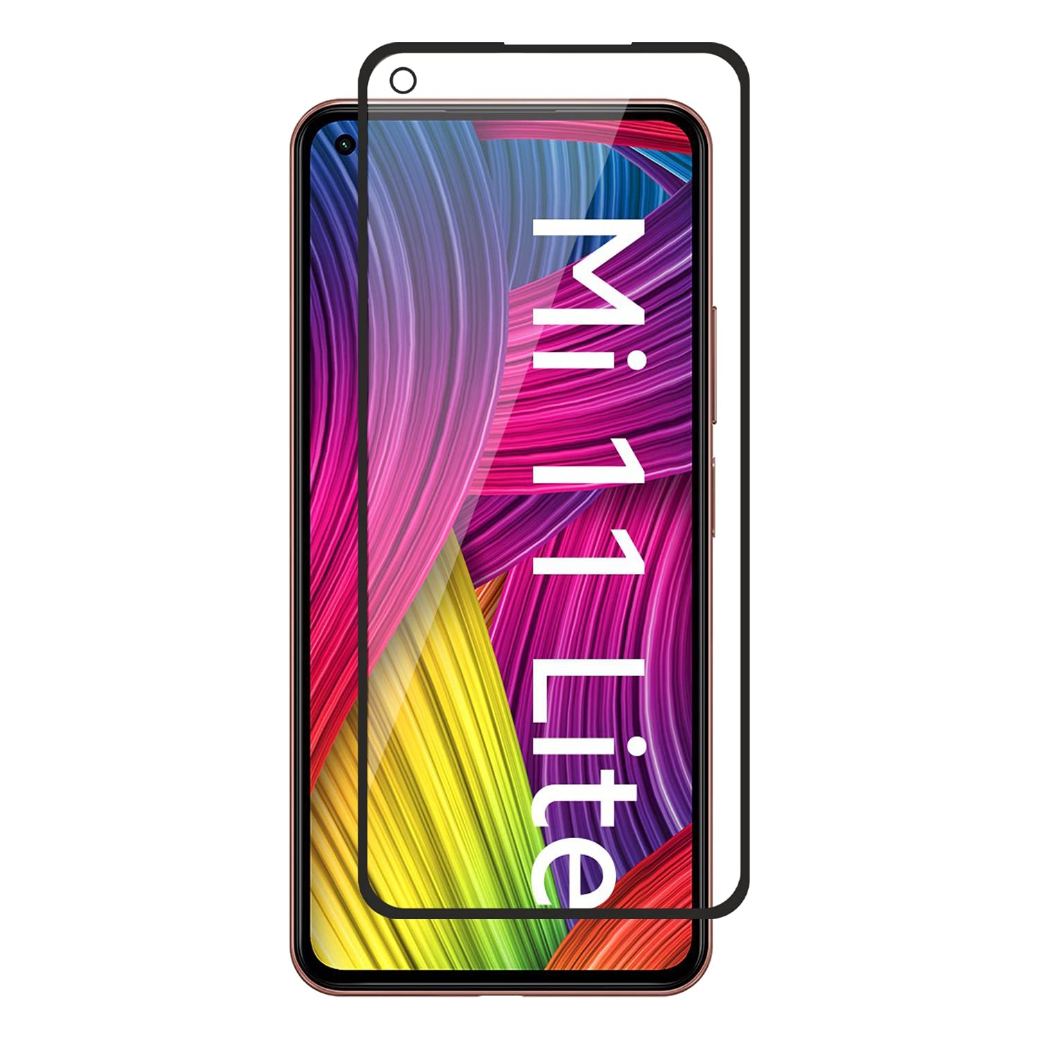 For Xiaomi Mi 11 Lite Edge to Edge Tempered Glass Screen Protector Guard