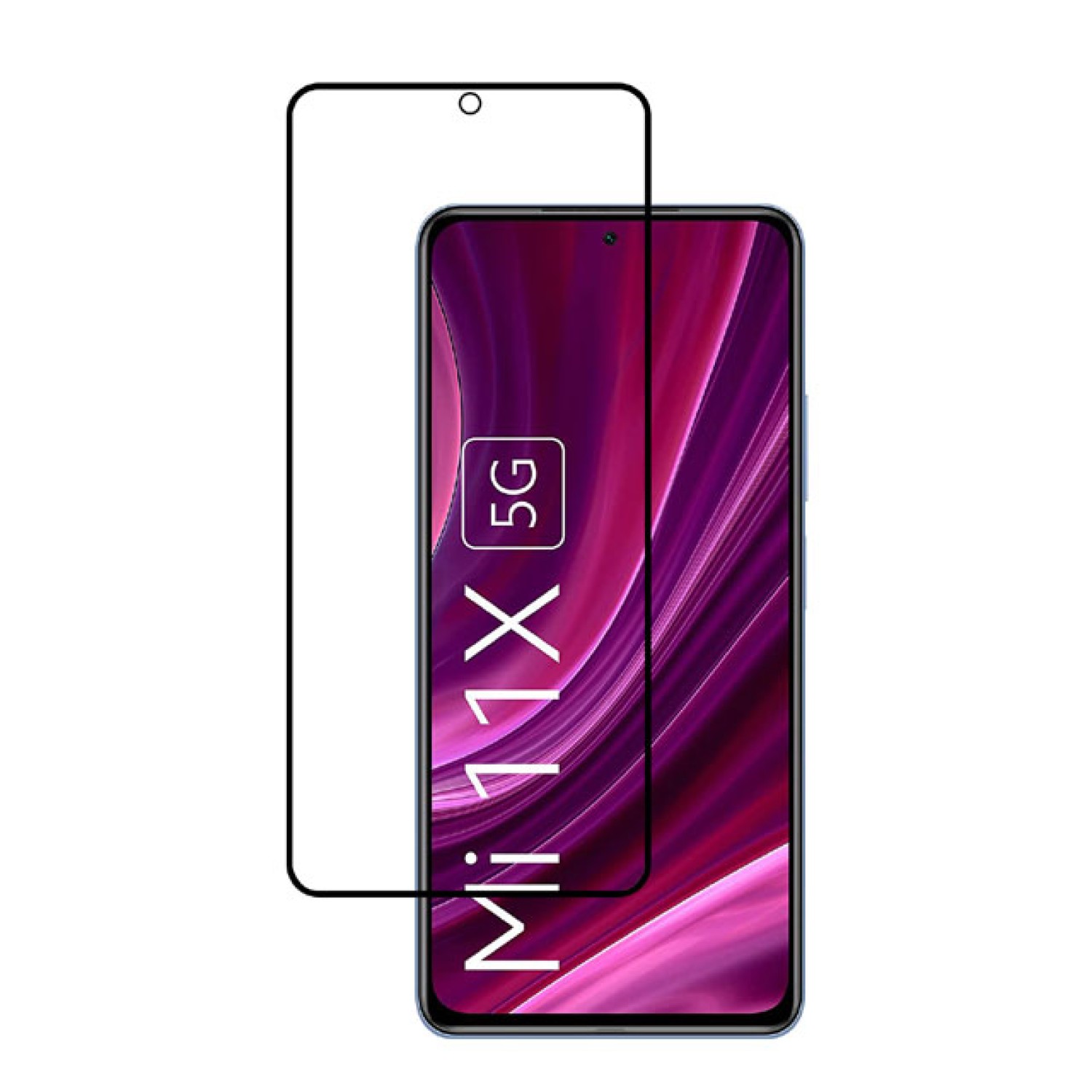 For Mi 11x  /  11X Pro Edge to Edge Tempered Glass Screen Protector Guard