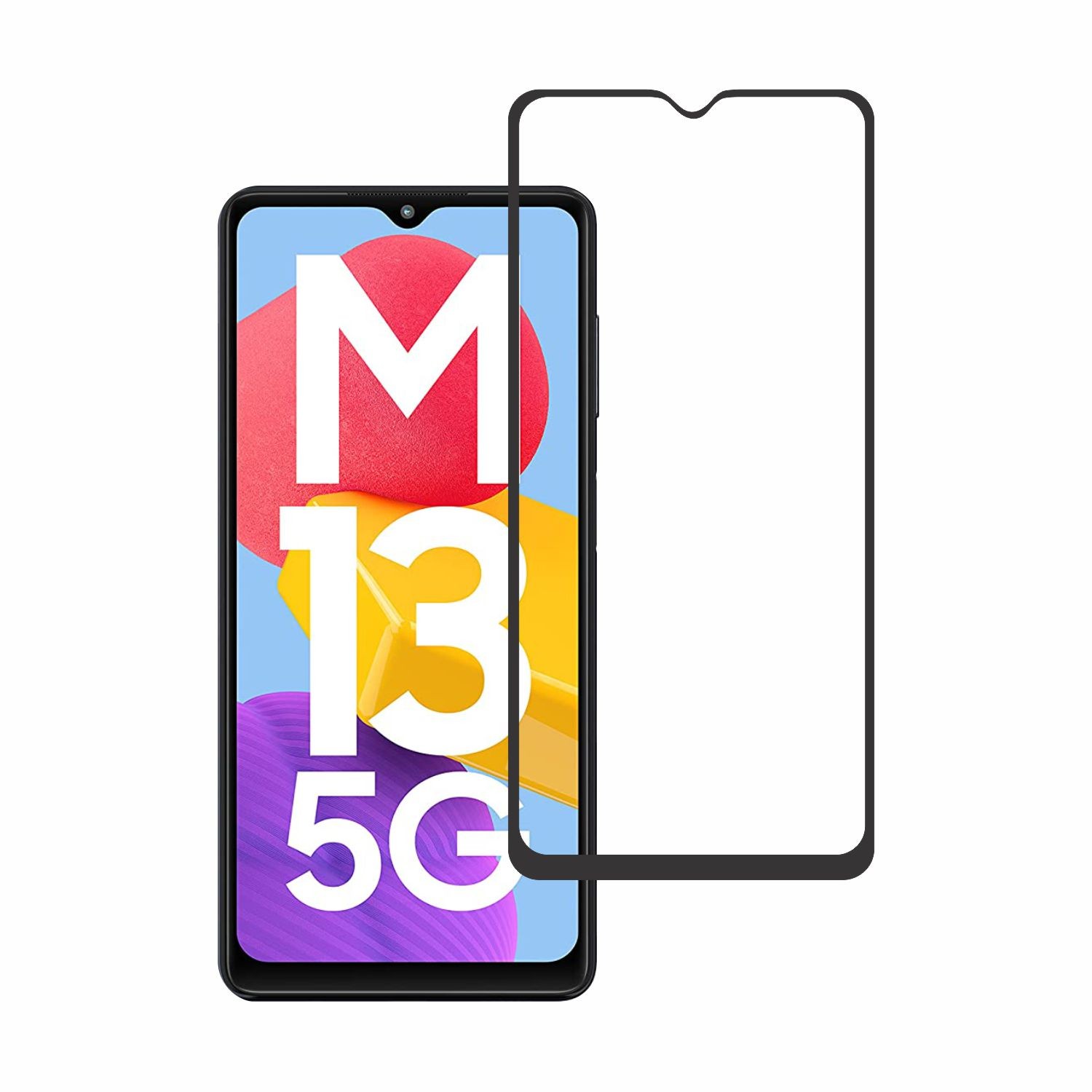For Sansung M13 5G / M13 Edge to Edge Tempered Glass Screen Protector Guard