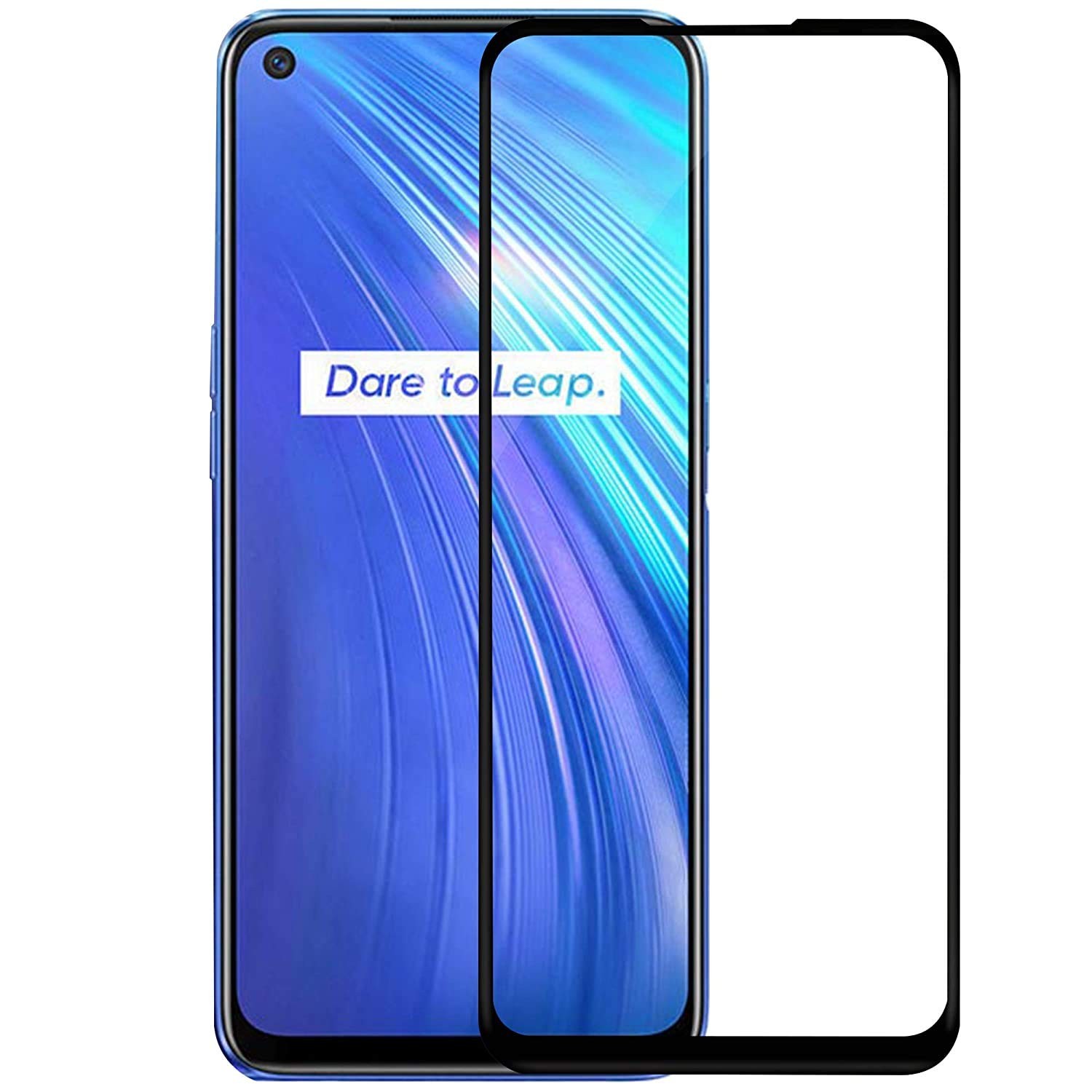 For Realme 6-7-8 5g-8S 5G Edge to Edge Tempered Glass Screen Protector