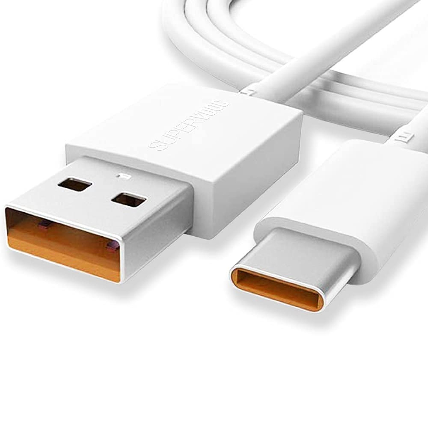 USB Type C Super Vooc Flash Charging Cable for All Type C Phones, Smartphone, Realme Devices (Cable)