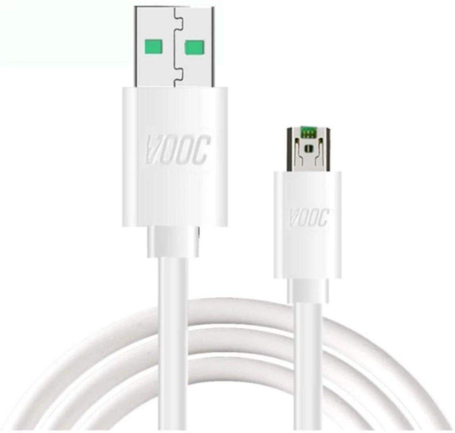 5V/4A Micro USB Vooc Super Fast Data Sync Charging Cable Compatible for All Oppo Smartphone Cellular Phones