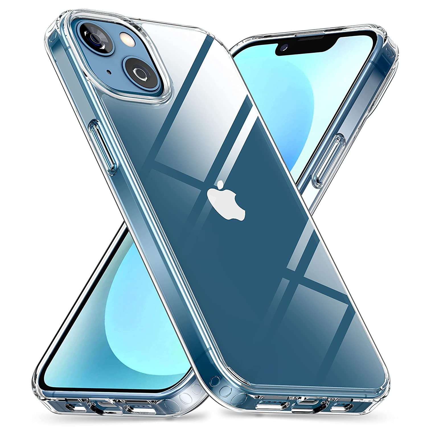 ack Cover Clear case for iPhone 13 Mini (TPU + Tough Polycarbonate Back I 5ft Drop Protection Tested I Transparent)